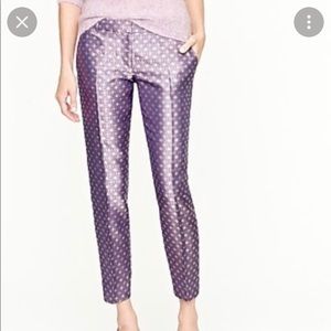 J Crew Collection Cafe Capri | 100% silk cigarette pants